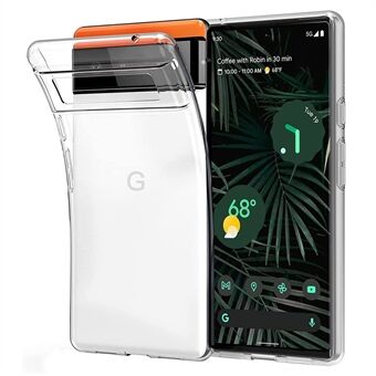 För Google Pixel 7a TPU-telefonskal Anti-fingeravtryck Tappskydd Supertydligt Mobilskydd