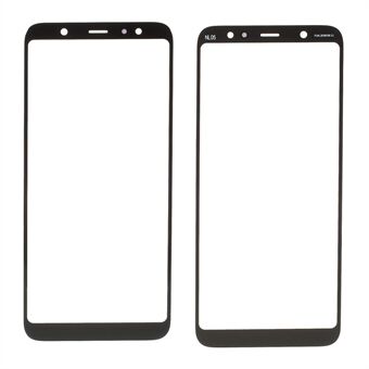 Front Screen Glas Lins Ersättningsdel för Samsung Galaxy A6 + (2018) - Svart