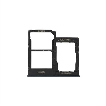 OEM Dubbla SIM -korthållare Ersättningsdel till Samsung Galaxy A40 SM-A405 - Svart