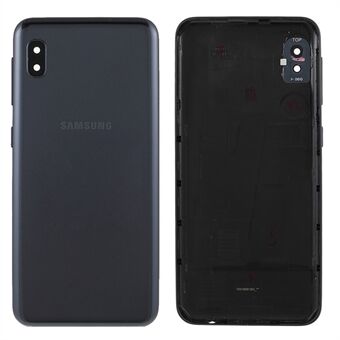 OEM batterihus Dörrskydd med bakre kamera Ring för Samsung Galaxy A10e A102 - Svart