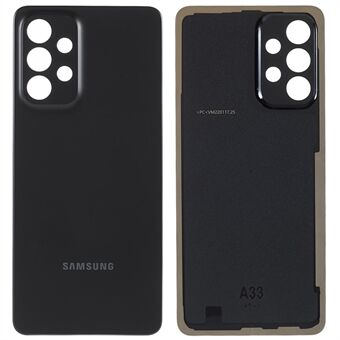 För Samsung Galaxy A33 5G OEM Plast Batteri Bakstycke Byte - Svart