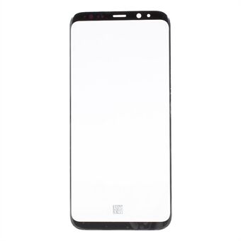 För Samsung Galaxy S8 Plus G955 Front Screen Glas Lins Ersättningsdel - Svart