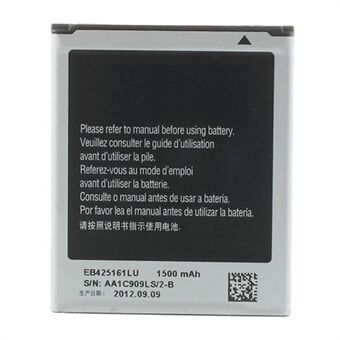 For Samsung Galaxy S III mini I8190 3.80V 1500mAh Rechargeable Li-ion Battery (Encode: EB425161LU) (without Logo)