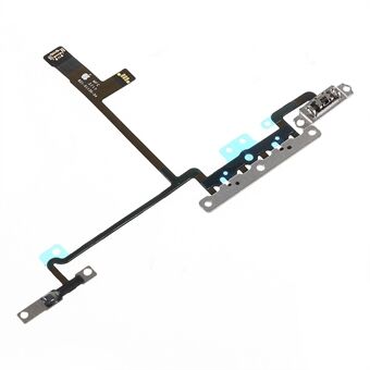 OEM för iPhone X Volymknapp Flex-kabel med metallplatta