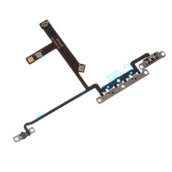 Volymknapp Flex-kabeldel med metallplatta för iPhone XS 