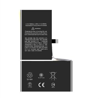 IPARTSEXPERT for iPhone XS Max FCC / CE / RoSH Certified 3330mAh Battery Replacement (ZY+WK Solution)