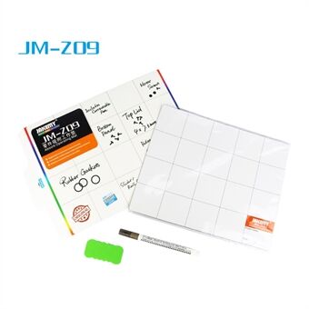 JAKEMY JM-Z09 Absorptionsmatta för skrivmagneter med märkpenna, storlek: 20 x 25 cm