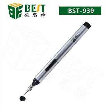 BEST-939 Vacuum Suction Pen IC Absorb Chip Tool Enkel upptagning med 3 sughuvuden