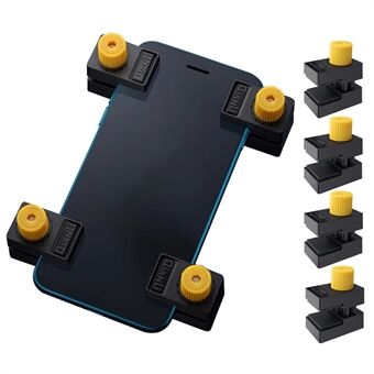 QIANLI 4st/set iClamp Phone Screen Clip 2.0 Kompatibel med 5 ~ 12 mm tjocklek elektriska enheter tillbehör