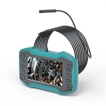 INSKAM 452-2 IP67 vattentät 4,5 tum IPS HD-skärm Industriellt endoskop med dubbla linser med 6-LED-ljuskamera videoinspelare (5 m hård tråd)