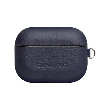 QIALINO Stötsäker läderfodral till Apple AirPods Pro