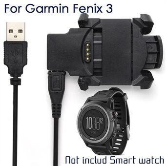 Smart Watch Laddningsklämma Dockning med USB-kabel för Garmin Fenix 3