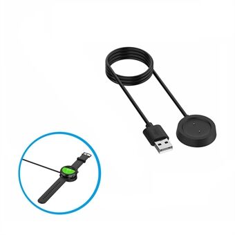 USB magnetisk laddningsdockkabelladdare till Xiaomi Huami Amazfit GTR 42mm 1909 / GTR 47mm 1901 klocka - Svart