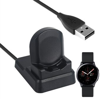USB laddningskabel Dock Stand för Samsung Galaxy Watch Active 2 40mm 44mm