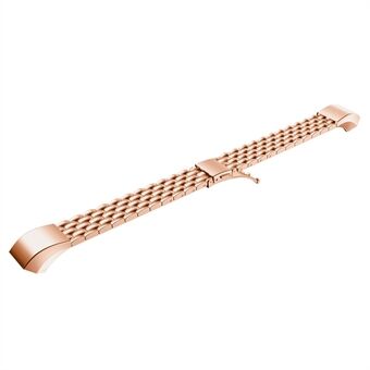 Lyxigt bandband i rostfritt Steel för Fitbit Alta Fitness Armband