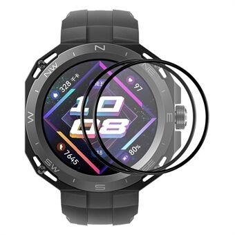 ENKAY HAT- Prince 2st för Huawei Watch GT Cyber Watch Skärmskydd Full täckning 3D Böjd Mjuk PC Edge Ultra Clear Film