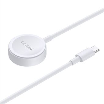 YESIDO CA112 för Apple iWatch trådlös laddare Type-C Kabel Smart Watch Laddningsdocka