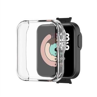 Transparent Fulltäckning Galvaniserat TPU Smart Watch-skyddsfodral till Xiaomi Mi Watch Lite / Redmi Watch