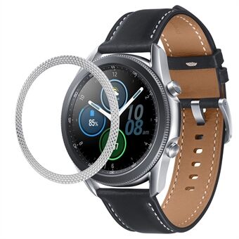 Ring med diamanteffekt med urtavla Anti- Scratch för Samsung Galaxy Watch3 45 mm