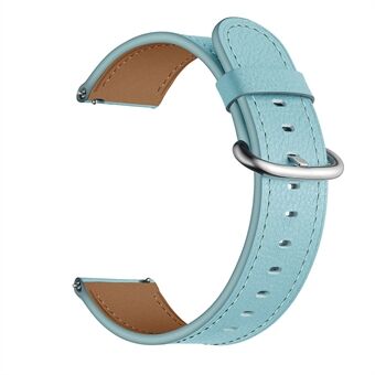 22mm Klockarmband i äkta läder Smart Watch-armbandsur för Samsung Gear S3 Classic / S3 Frontier