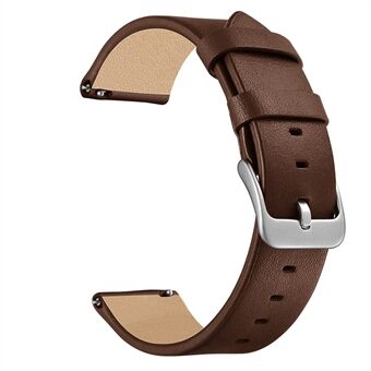 22mm äkta läderklockarmband Smart Watch Band för Huawei Watch GT / Watch Magic / Watch 2