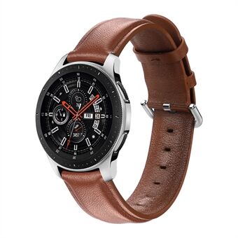 20mm äkta läder Smart Watch-ersättningsrem för Samsung Galaxy Watch 42mm