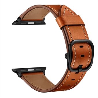 Äkta läder DS Style klockarmband för Apple Watch Series 6 / SE / 5/4 40mm / Series 3/2/1 Watch 38mm