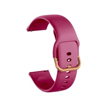 20 mm klockarmband i silikon med rosaguldspänne till Samsung Galaxy Watch Active2