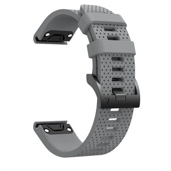Med svart triangel spänne silikon klockarmband för Garmin Fenix 5S
