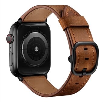 Äkta läderklockbytesbyte för Apple Watch Series 1/2/3 38mm / Apple Watch Series 4/5/6 / SE 40mm