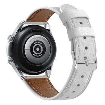 20mm ersättningsur för äkta läder för Samsung Galaxy Watch3 41mm etc.