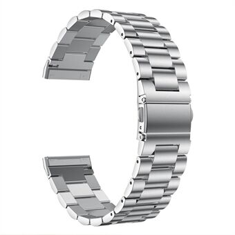 Rostfritt Steel Smart Watch Band ersättning för Fitbit Versa 3