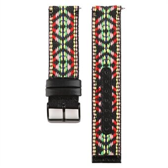 Etnisk stil Äkta läder klockarmband ersättning för Fitbit Versa 2/1