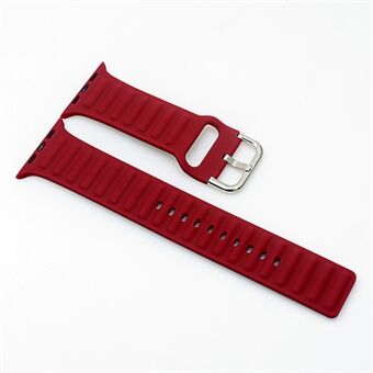 Fashion silikon klockarmband för Apple Watch Series 1/2/3 38MM / Watch Series 4/5/6 / SE 40MM