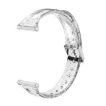 Glitterpulver TPU klockarmband för Apple Watch Series 6 SE 5 4 44mm / Series 3 2 1 42mm