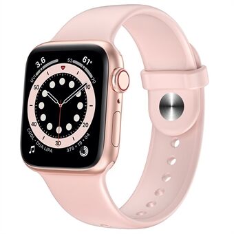 Silikonarmband för ersättning Apple Watch 1/2/3 38mm eller 4/5/6/SE 40mm - Rosa