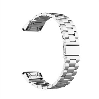 20mm Quick Release Three Pärlor Armbandsklocka i rostfritt Steel för Garmin Fenix 6S