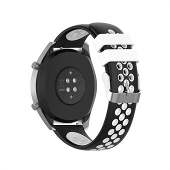 Dual Colour Soft Silicone Smart Watch Ersättningsrem 22mm för HUAWEI Watch GT2 46mm
