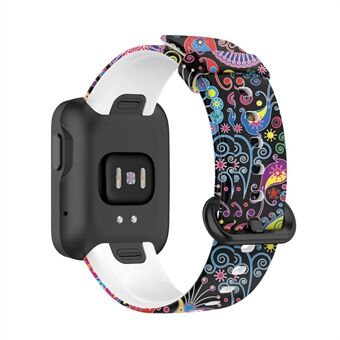 Mönstertryckt klockband Silikon Justerbart Smart klockarmband för Xiaomi Redmi Watch / Mi Watch Lite