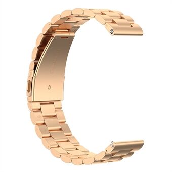 3 pärlor i rostfritt Steel , ersättnings Smart klockarmband 22 mm för Huawei Watch 3 / Watch 3 Pro