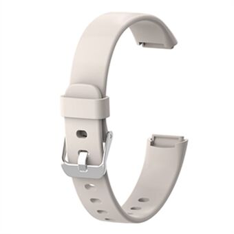Silikon justerbart enfärgat klockband, byte till handledsarmbandsrem Bälte för Fitbit Luxe, storlek: L