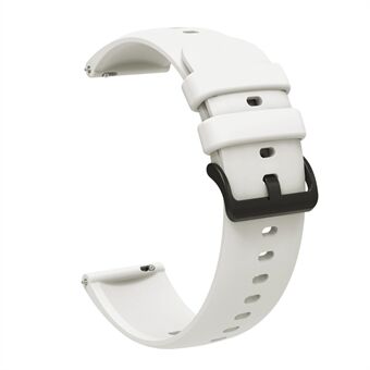 Sportigt vattentätt klockband Premium Universal Silikongummi 22 mm Ersättningsremmar med svart spänne för Huawei Watch 3 / Samsung Gear S3 Frontier / S3 Classic