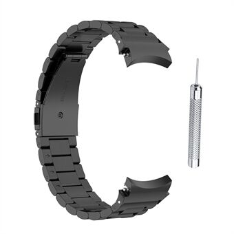 3 Beads Smart Watch Band för Samsung Galaxy Watch 5 / Watch 5 Pro / Watch4 Classic 46mm / 42mm / Watch4 44mm / 40mm, Ersättningsarmband i rostfritt Steel