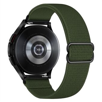 22 mm justerbart flätat solo-slingklockband Tyg Nylon Elastiskt bälte Armband för Samsung Galaxy Watch 46 mm / Gear S3 Classic / Gear S3 Frontier / Huawei Watch GT / Amazfit GTR 47 mm