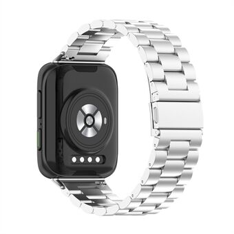 Tre pärlor i rostfritt Steel Smart Watch Band Rem för Oppo Watch 2 42mm