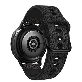22 mm Litchi Texture PU Läderbelagd TPU klockband Justerbar Flera hål Ersättningsrem för Huawei Watch GT3 46mm / GT Runner