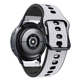20 mm Litchi Texture PU-läderbelagd TPU-urbandsrem för Huawei Watch GT3 42mm / GT2 42mm