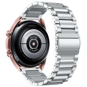 För Huawei Watch GT 2 42 mm / Watch 2 klockband i rostfritt Steel Quick Release 20 mm klockarmband Business Watchband - Silver