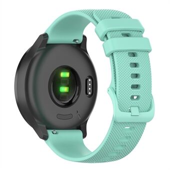 För Garmin Vivomove Sport / Venu 2 Plus 20 mm Silikon Smart Watch Armband Grid Texture Justerbart armband