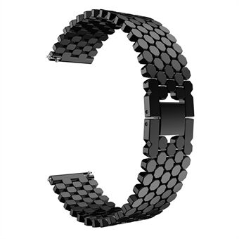 För Huawei Watch GT / Samsung Galaxy Watch3 45mm / Watch 46mm Alloy Watch Band Quick Release Watchband 22mm Ersättningsrem
